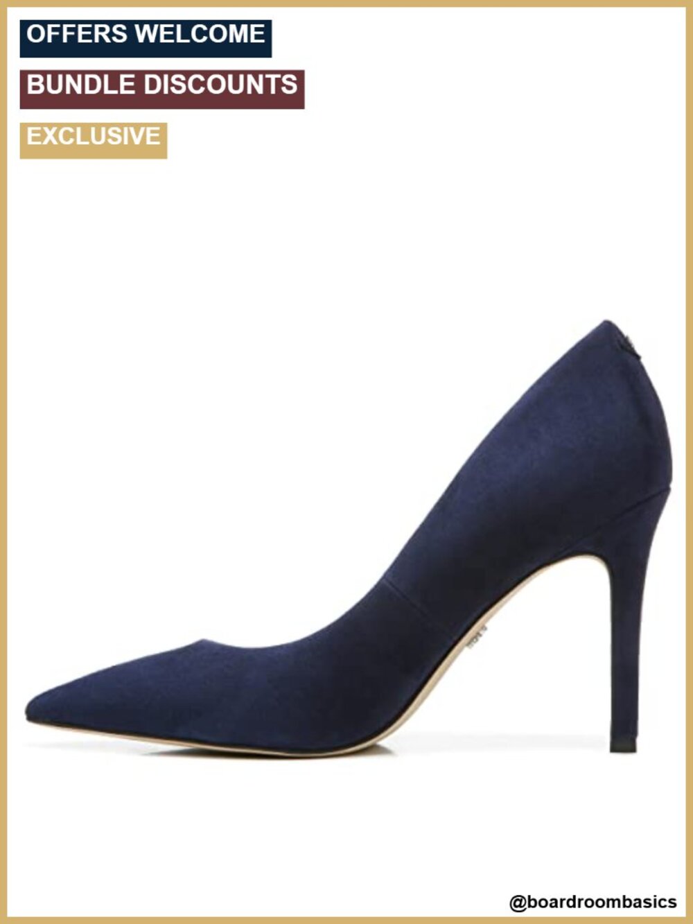 Sam Edelman Hazel Pointed Toe Suede Stiletto Pump